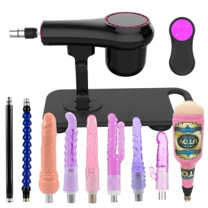 Sex Machine Adult Sex Toys for Oral Anal Sex Massage 9pcs Attachments