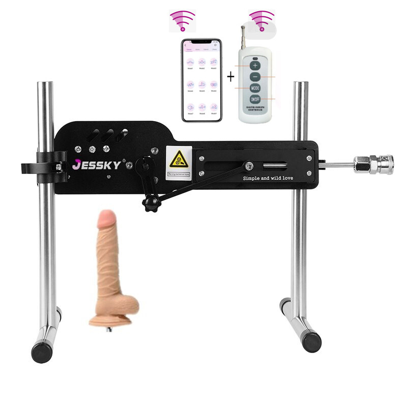 Machine à sexe améliorée contrôlée par application avec gode