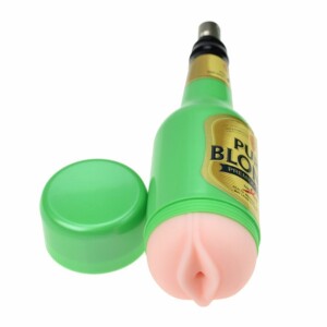 Accessoire de machine à sexe pour masturbation masculine avec vagin en forme de verre à bière