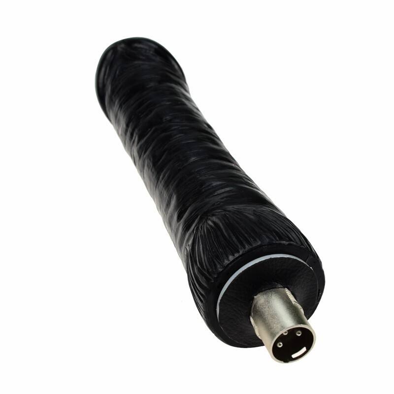 Automatischer Sexmaschinen-Aufsatz Großer schwarzer Dildo Silikondildo 26 cm Länge 5,5 cm Breite