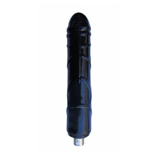 Conserva el formato HTML: Consolador negro para mujeres, longitud 20cm, ancho 4cm, accesorios de pene de máquina sexual