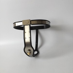 Dispositivos de castidad femenina Cinturón de castidad de acero inoxidable con tapón vaginal anal removible Juegos sexuales para parejas