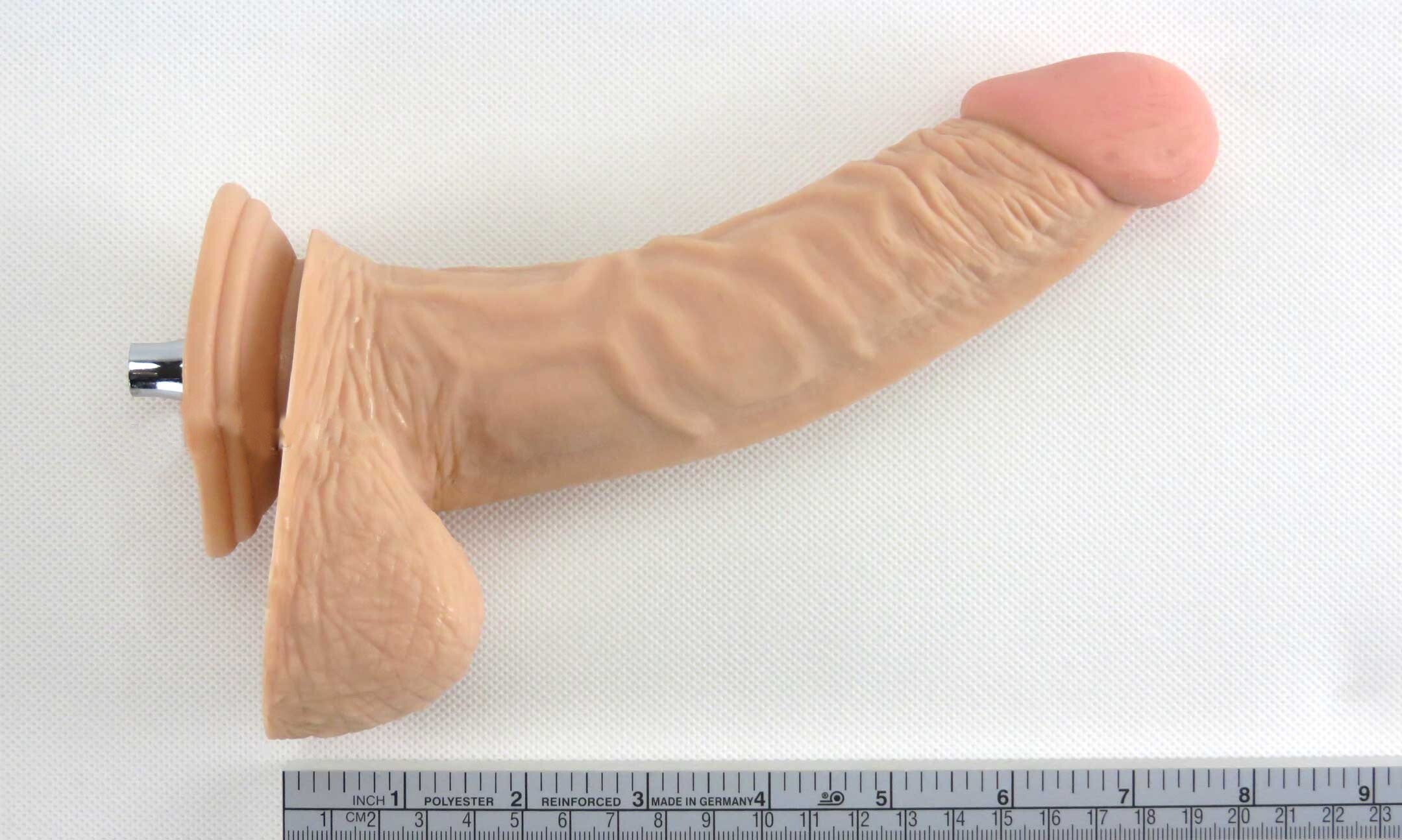 8.26'' G-spot Realistic Dildo Accessoire voor Premium Sex Machine Vrouwen Masturbatie Flesh