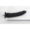 7,5'' Hard Handfeel Slim en Ultra Gladde Dildo Ontworpen voor Anale Seks Speciaal voor Premium Seksmachine Zwart