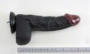 8.26'' G-spot Realistic Dildo Accessoire voor Premium Sex Machine Vrouwen Masturbatie Zwart